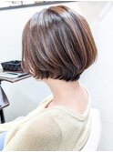 きれいめカジュアルショートボブ《after→before》スワイプ2枚目