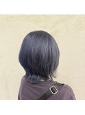 ブルーバイオレット×ウルフカット