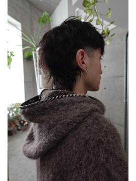 ソーレ(sole) マレットヘアー　メンズウルフ　フェード　バーバー