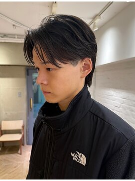 ローレン(LOREN) ベリーショート/ダークアッシュ/ニュアンスパーマ/韓国マッシュ