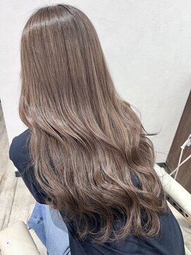 ベルヘアーデザイン 堺東(Belle hair Design) イメチェンベージュカラーイルミナカラーレイヤーカット堺東