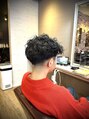 ヘアーメイクロージー 八軒店 (HAIR MAKE ROSY) ナチュラルメンズパーマ/初パーマおすすめデザイン/セット簡単