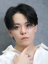 エルマーク 京都駅前(L-MARK) センターパート/ニュアンスパーマ/カルマパーマ/men's