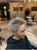 ミルクティーベージュスパイキーショート