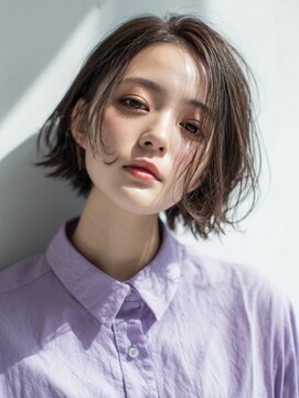 プラスリブ(Plus Lib) ニュアンス外ハネレイヤーボブ