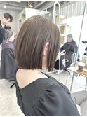 ボブ/透明感ベージュ