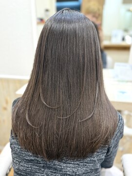 フルブルーム 東林間(fullbloom) レイヤーカットワンカールレイヤーグレージュカラーケアカラー