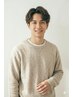 Men’sカット+立体感パーマ+ハイライト+髪質改善トリートメント