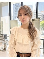 ハーツオオサカ(HE:ARTS OSAKA)&nbsp;ハイトーンアッシュグレージュ韓国ヘア