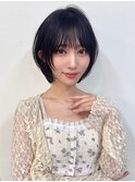 ボブ レイヤーボブ 博多ボブ 顔まわり 博多ショート 福岡ボブ