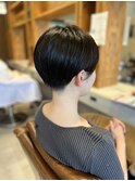 20代30代40代小顔ハンサムショートアッシュブルーブラック