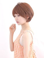 ヘアスタジオルース(HAIR STUDIO LUZ) 40代50代60代の大人ボブ/白髪ぼかしハイライト/堀江/北堀江