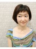 ショートバングスタイル◎30代40代50代60代