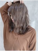 ハッシュカットフルバング似合わせカットレッドブラウン20代30代