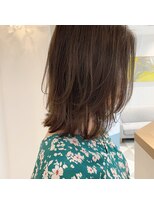 ワンカールで可愛いレイヤーロブ くびれヘア