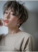 透け感ハイライトクールショートマッシュw北浦和20代30代40代