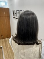 アンダーバーホワイト 南海難波店(_WHITE)&nbsp;外ハネスタイル