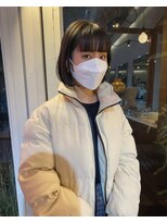 チカシツ(Chikashitsu)&nbsp;simple bob/momoka