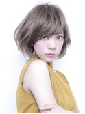 毛先ワンカールの王道ボブ