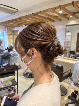 エイト新宿店(EIGHT shinjuku) ボブでもできるアップスタイル◎
