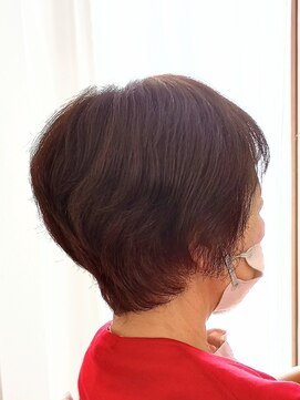 ラグラスヘア(LAGRAS HAIR) 大人ピンクのスッキリショート☆