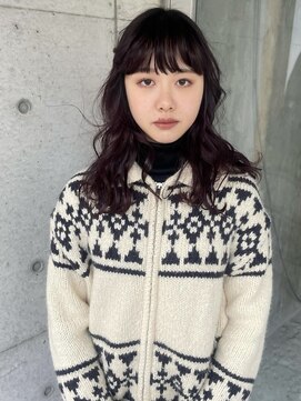 ローウェ 愛知豊橋(Louwe) 髪質改善トリートメント透明感ベージュカラーボブヘアセット豊橋