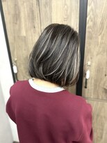 ヴィフ 大船(VIF)&nbsp;イメチェンヘア/ショコラアッシュ/小顔カット/モテ髪前髪外ハネ