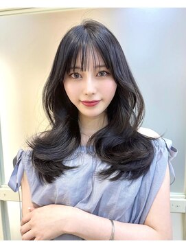 アフロートリノ(AFLOAT Leino) 20代30代40代大人可愛い韓国ヘア　似合わせ顔まわりレイヤー#