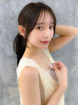 シーシンジュク 新宿南口(Sea shinjuku) 韓国風前髪×レイヤーカット【髪質改善/新宿/レイヤーカット】