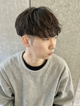 ニアウ 太田店(Niau) メンズパーマニュアンスパーマスパイラルパーマ波巻きスパイラル