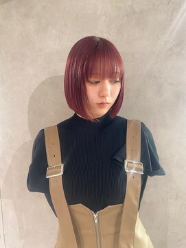 ハイプ(HYPE) 【藤沢横浜】ワインレッド/ボルドー/ブリーチなしダブルカラー