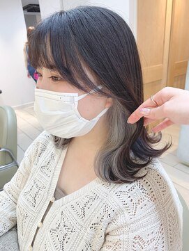 テトラ バイ ネオリーブ 横浜西口店(tetra by neolive) さり気ないイヤリングカラー**【横浜/横浜駅】