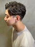 メンズカット＋ビジネスパーマ＋シェービング　￥10,000【90分】