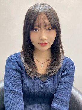 エトラ 渋谷店(etora) 小顔 フェミニンロング メルティーカラー 似合わせカット"
