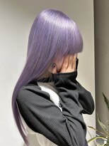 コト 福井大和田店(coto) 福井/ダブルカラー/ブリーチ/パープル/色落ちシルバー/髪質改善