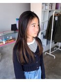 小学生☆酸性ストレート&縮毛矯正＋フェイスレイヤー