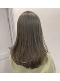 乾かすだけでキマる髪/馴染むハイトーンくすみブラウン