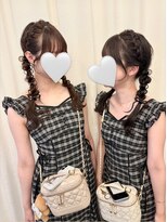 ボタン ハカタ(VOTAN hakata) 【votan sanae】ツインアレンジ/双子アレンジ/編み込み