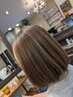 貴一指名限定　柔らかい質感、酸性で行う縮毛矯正。髪質改善もしていきます
