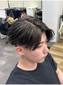 テーパーフェードセンターパート