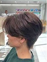 アッシュ 高幡不動店(Ash) 襟足あり曲がる縮毛矯正ダウンパーマセンタ―パート眉カット立川