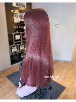 アオ(ao.)&nbsp;レッドカラー/ブリーチなし/髪質改善