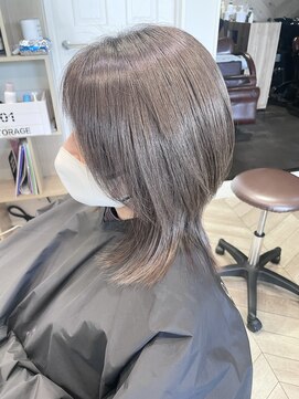 気になる大人髪悩みをまるっと解消の白髪ぼかし&縮毛矯正