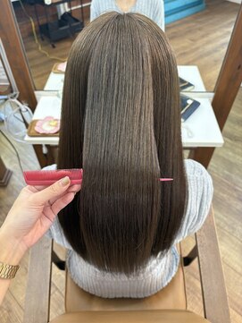 リノプラス 大阪南森町店(Lino Plus) ミネコラトリートメント×オリーブカラー