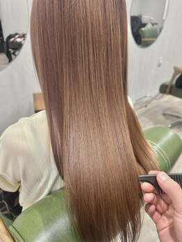 トーメイ(tomei)の写真/《髪質改善・縮毛矯正の圧倒的知識と独自の薬剤調合で叶う☆低ダメージで柔らかさと艶髪♪》