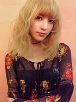 ブロック ジャポン(bloc japon)&nbsp;ボヘミアンミルクティーベージュ顔周りレイヤーミハッシュカット
