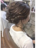 お呼ばれヘア