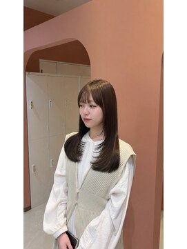 ニナ 梅田(nina) レイヤー×チョコレートカラー