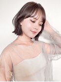 ☆切りっぱなしボブ 韓国風ミディアムレイヤー☆イメチェン