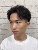 グレイスフルバーバー 新宿パークタワー店&nbsp;新宿メンズカット大人の無造作ビジネスパーマ